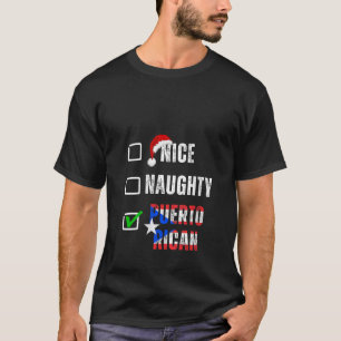 T-shirt Joli Mauvais Noël Portoricain Porto Rico Lui