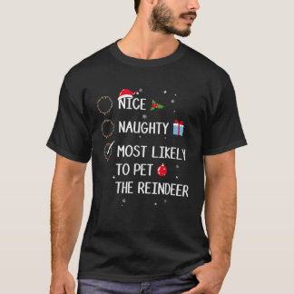 T-shirt Joli Mauvais Plus Susceptible De Caresser Le Renne