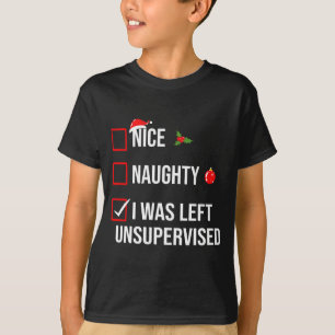 T-shirt Joli Méchant Gauche Sans Surveillance Drôle De Noë
