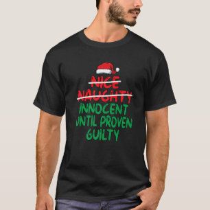 T-shirt Joli Méchant Innocent jusqu'à preuve de culpabilit