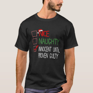 T-shirt Joli Méchant Innocent jusqu'à preuve du contraire
