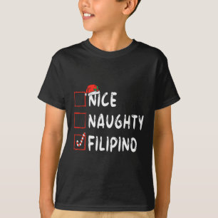 T-shirt Joli Méchant Noël Philippin Philippines Xmas H