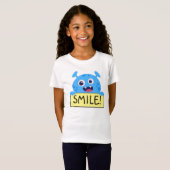 T-Shirt Joli Monster Buddy Blue (Devant entier)