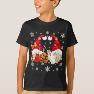 T-shirt Joli Motif Amateur De Noël Avec Lait Père Noël Et 