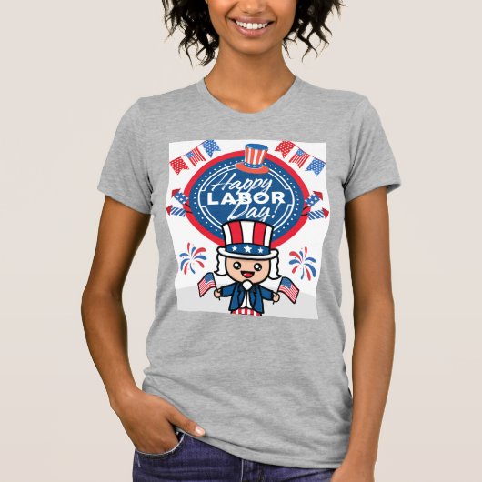 T-shirt Joli motif de travail (Devant)