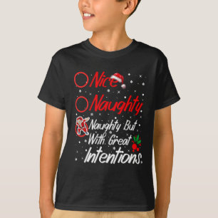 T-shirt Joli Naughty Naughty Mais Avec De Grandes Intentio