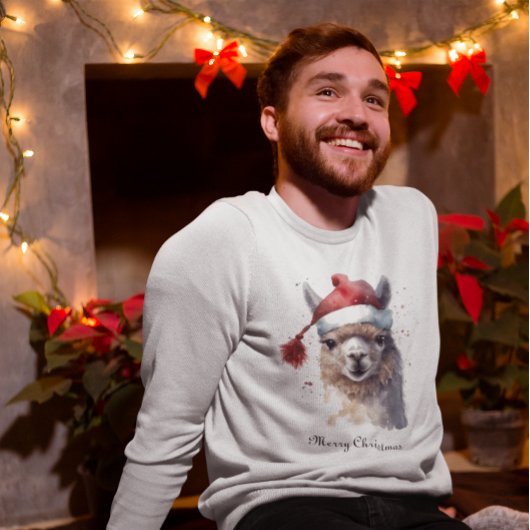T-shirt Joli Noël Alpaca, coutume