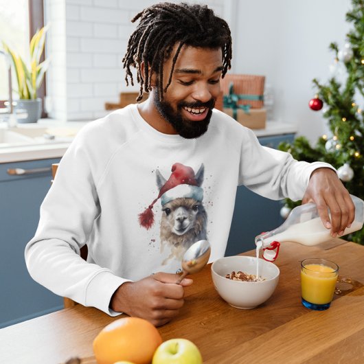 T-shirt Joli Noël Alpaca, coutume