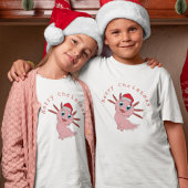 T-shirt Joli Noël Axolotl Père Noël