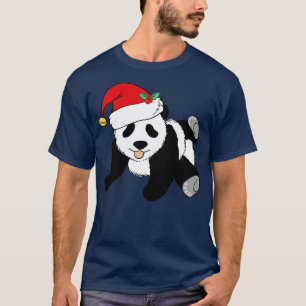 T-shirt Joli Noël Panda Bear Père Noël