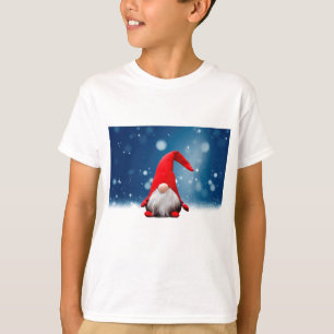 T-shirt Joli Noël Santa Neige Étoiles