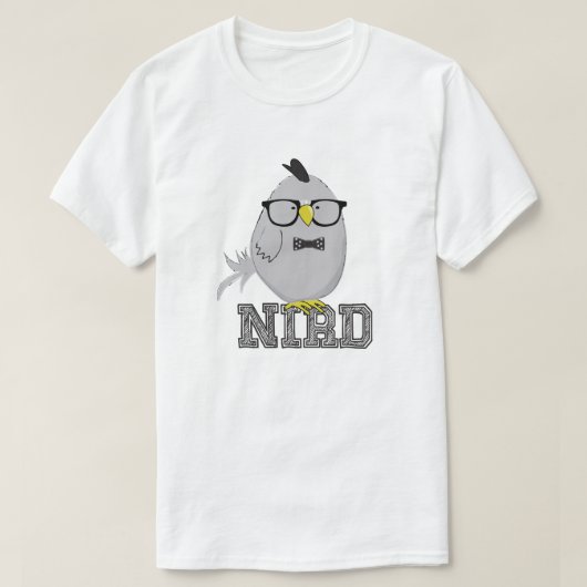 T-shirt Joli Oiseau Nerd (Design devant)