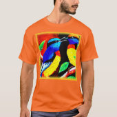 T-shirt Joli Oiseaux Couple. Commandez dès maintenant (Devant)