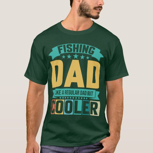 T-shirt Joli papa de pêche (Devant)
