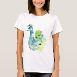 T-shirt Joli Peacock Portrait