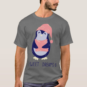 T-shirt Joli Penguin dormant de doux rêves