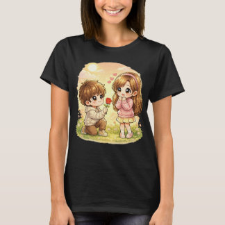 T-shirt joli petit garçon et fille