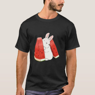 T-shirt Joli Petit Lapin Entre Pastèque