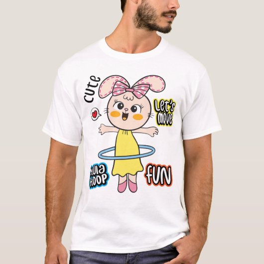 T-shirt Joli petit lapin lapin (Devant)