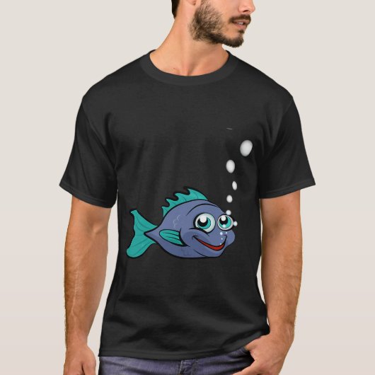 T-shirt Joli petit poisson (Devant)