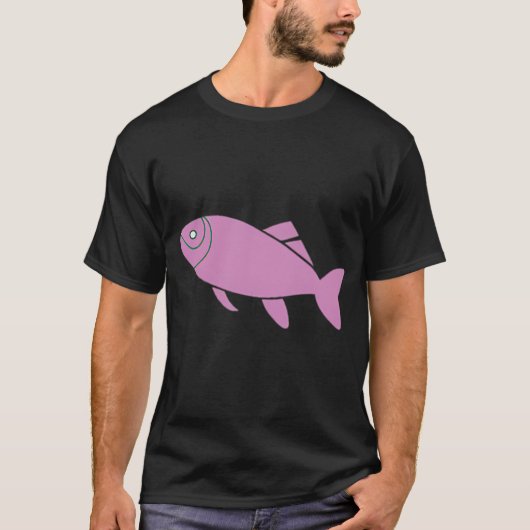 T-shirt Joli Petit Poisson Rose (Devant)