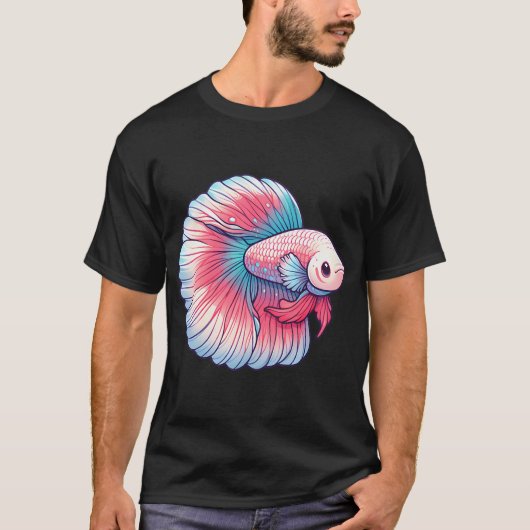 T-shirt Joli poisson Betta (Devant)
