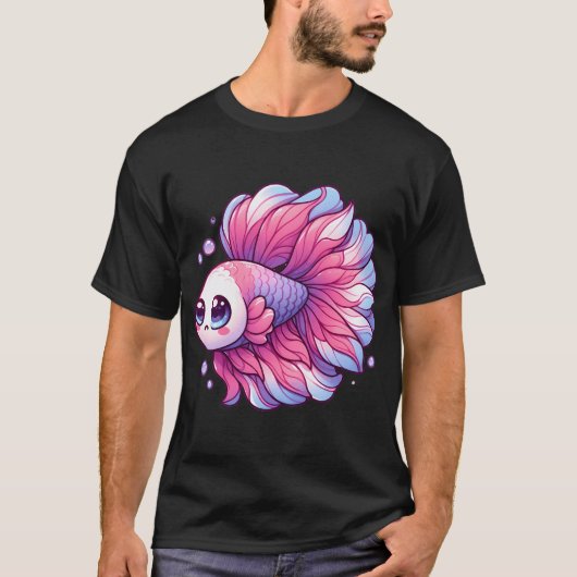 T-shirt Joli poisson Betta (Devant)
