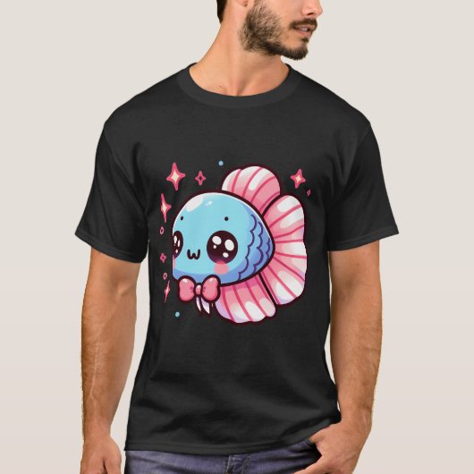 T-shirt Joli poisson Betta (Devant)