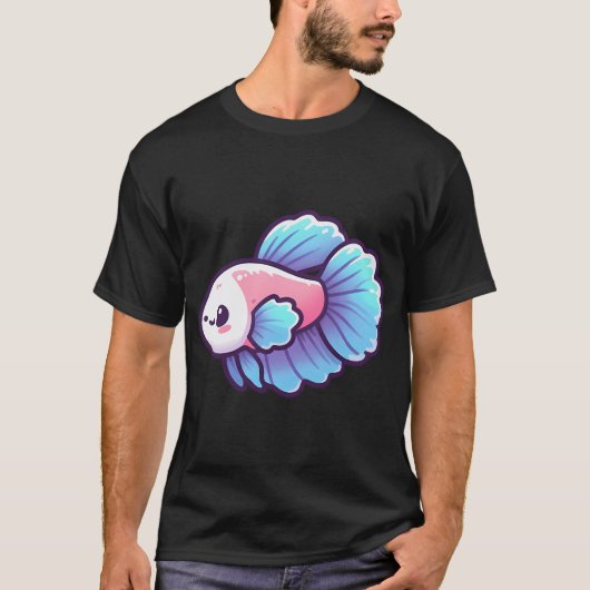 T-shirt Joli poisson Betta (Devant)