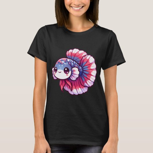 T-shirt Joli poisson Betta (Devant)