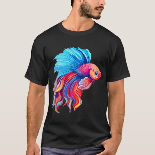 T-shirt Joli poisson combattant (Devant)