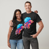 T-shirt Joli poisson combattant (Unisexe)