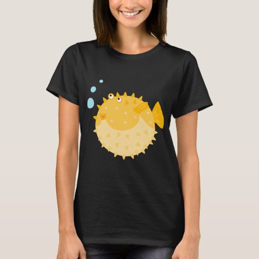 T-shirt Joli poisson-globe (Devant)