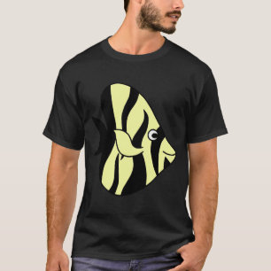 T-shirt Joli poisson papillon jaune