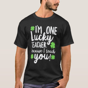 T-shirt Joli professeur chanceux de la Saint-Patrick parce