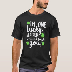 T-shirt Joli professeur chanceux de la Saint-Patrick parce
