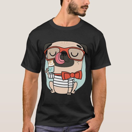T-shirt Joli Pug (Devant)