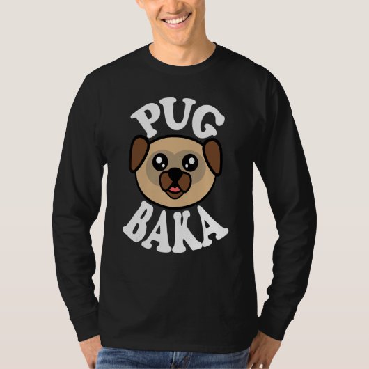 T-shirt Joli Pug Baka (Devant)