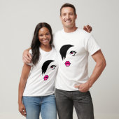 T-shirt joli punk 80 filles (Unisexe)