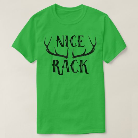 T-shirt Joli rack avec Antlers (Design devant)