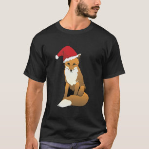 T-shirt Joli renard de Noël