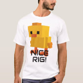 T-shirt Joli Rig ! Blocage de canard en caoutchouc (Devant)