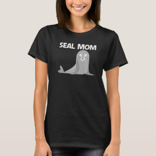 T-shirt Joli Sceau pour maman Mer Zoo Lion Animal