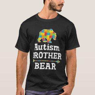 T-shirt Joli Sensibilisation sur l'autisme Frère Ours minc