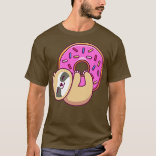 T-shirt Joli serre serré Grosse noix de Doughnut