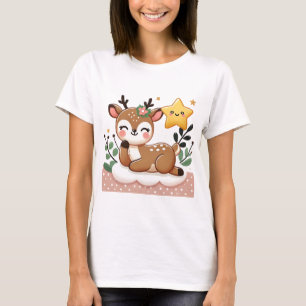 T-shirt Joli sourire de cerfs