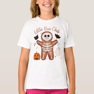 T-shirt Joli squelette en pain d'épice Halloween Little Bo