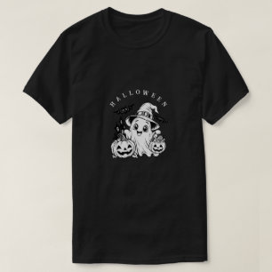 T-shirt Joli style de coloriage de fantôme pour Halloween