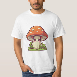 T-shirt Joli style kawaii, Cueillette de champignons