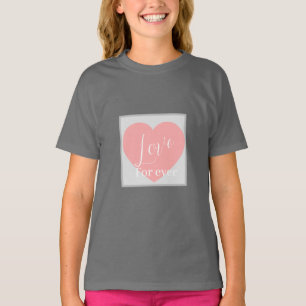 T-shirt Joli tablier rose cœur.amour.romantique